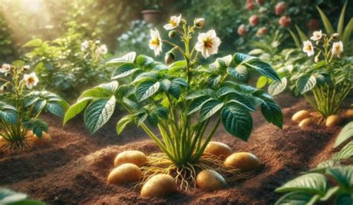 Are potatoes flowering or non flowering plants?