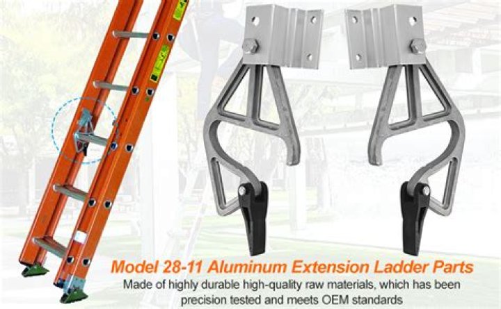 Are there replacement parts for an extension ladder?