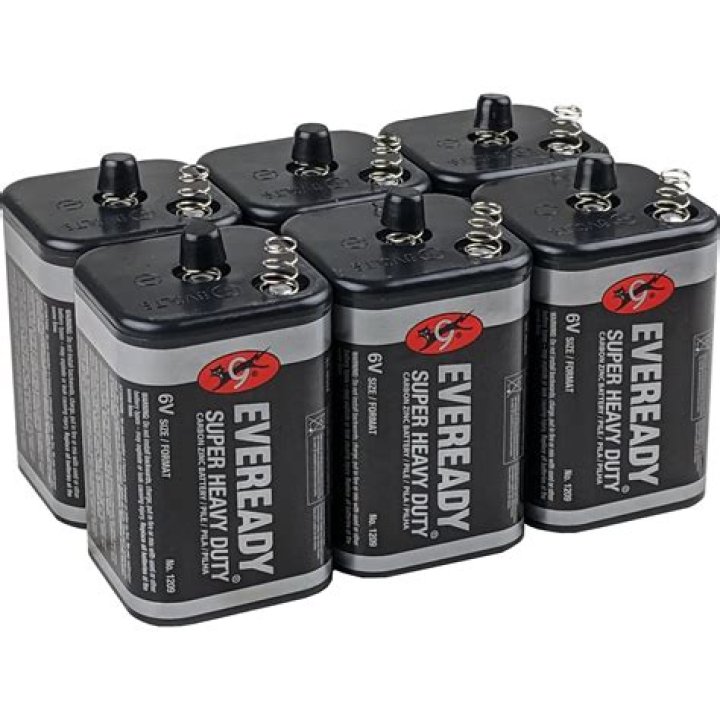 Can a 6V battery be used as a back up?
