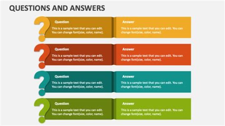 Can a PowerPoint slide lead to a question and answer session?