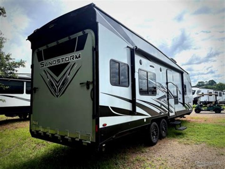 How big is a forest river sandstorm hauler?