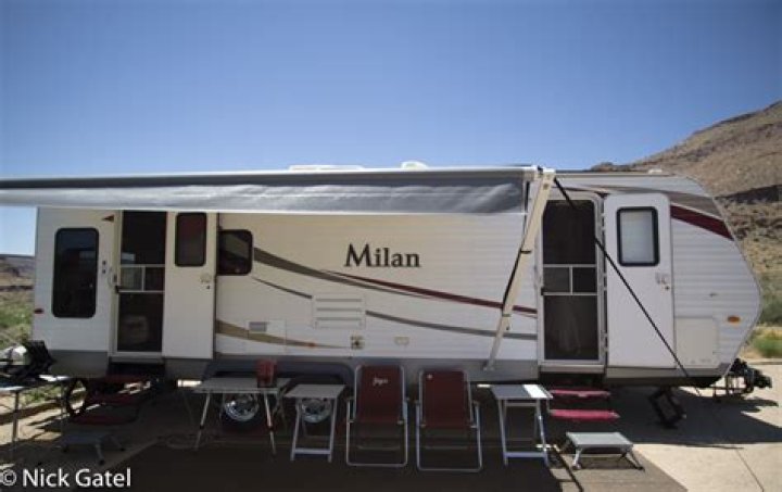 How big is the Eclipse Milan travel trailer?