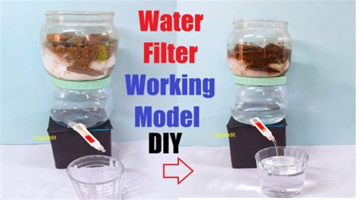 How can I make a water filter at home?