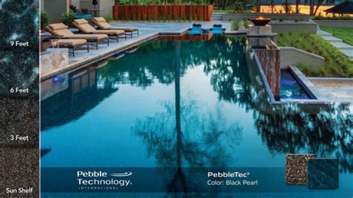 How do I clean my Pebble Tec pool water line?