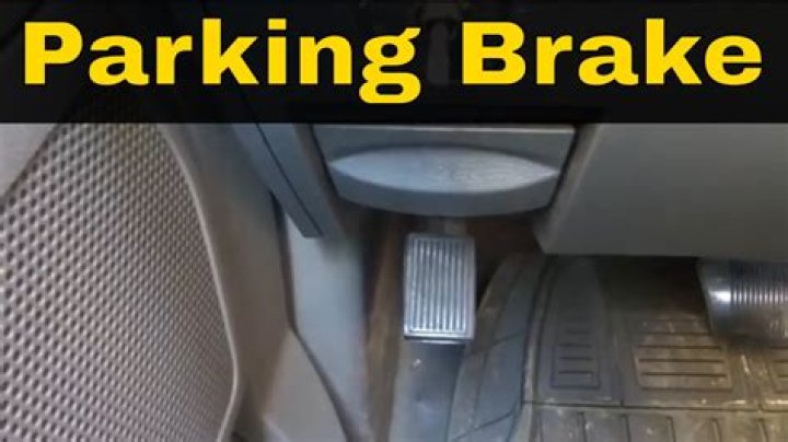 How do I unlock my emergency brake pedal?