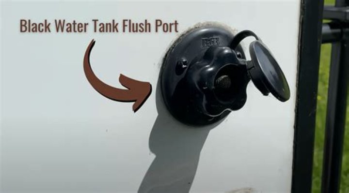How do you close a black water tank?