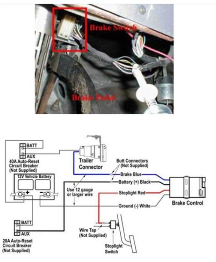 How do you hardwire a brake controller?