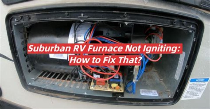 How do you remove a furnace from a suburban RV?