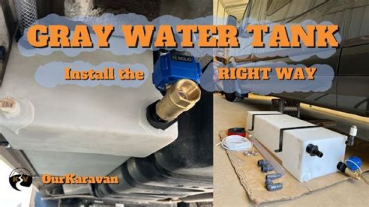 How do you switch the GREY water tank on an RV?