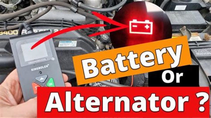 How do you tell if your alternator is bad or your battery?