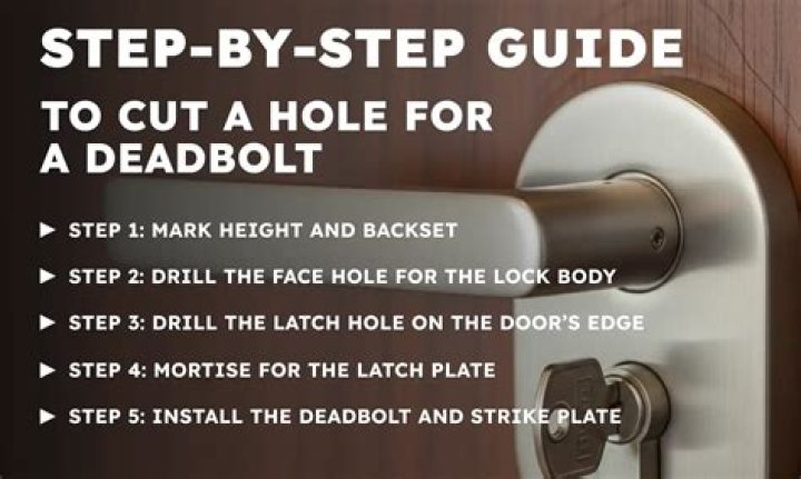 How do you unlock a deadbolt on a camper?