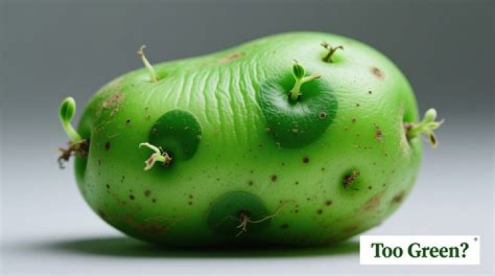 How green is too green potatoes?