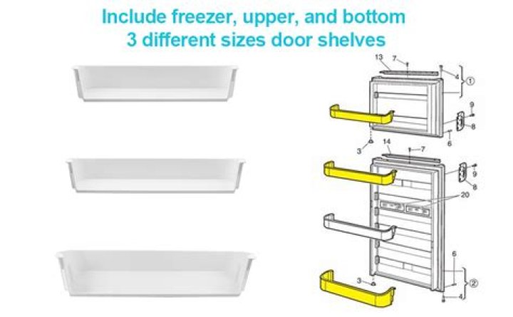 How many Dometic fridge doors are left in stock?