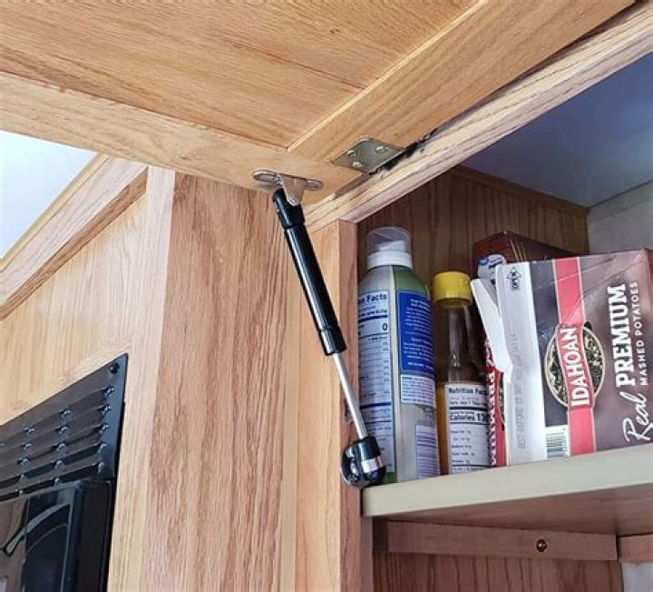 How to change out compartment door struts in a Keystone RV?