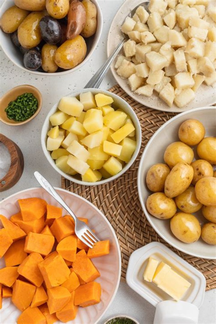 Is it better to boil potatoes whole or chopped?