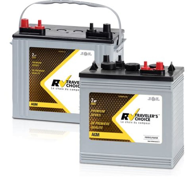 Is red positive on RV battery?