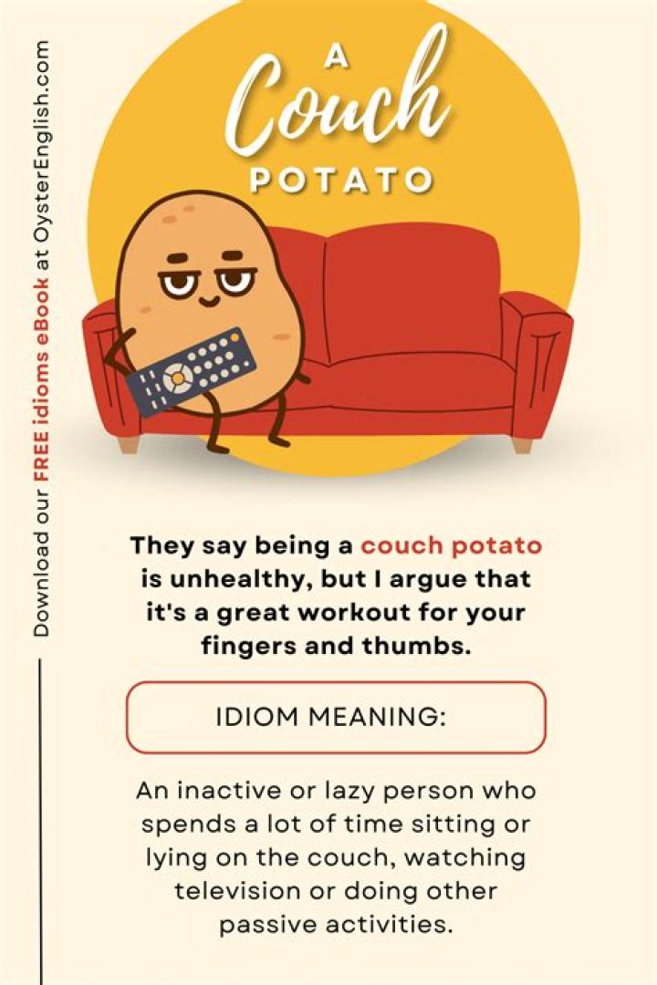 What causes being a couch potato?