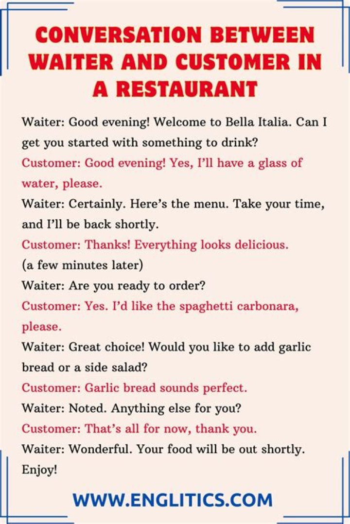What do waiters say when they say goodbye?