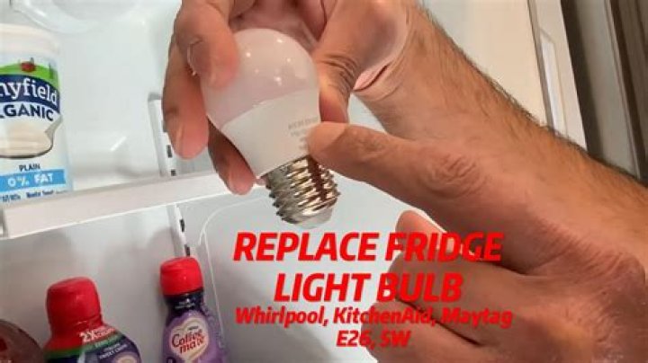 What does it mean when your refrigerator light is not working?