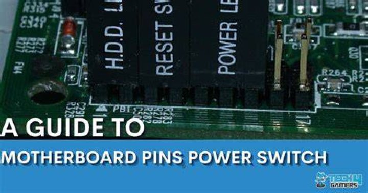 What is the on/off switch on my motherboard?
