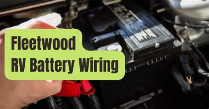What is the wiring diagram for a Fleetwood battery?