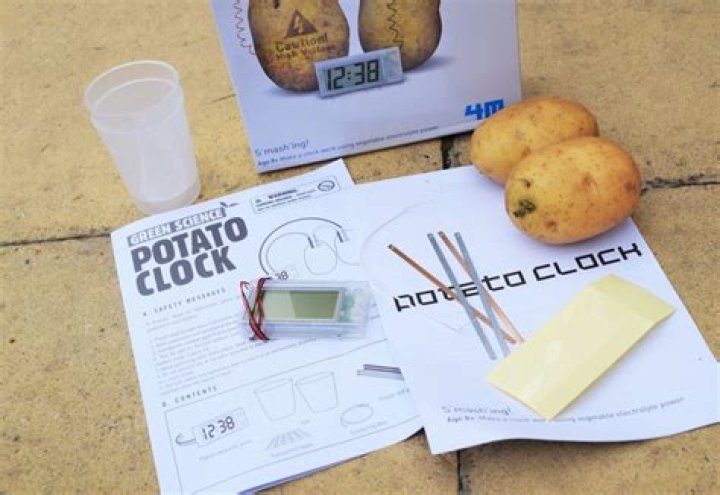 What makes a potato clock work?