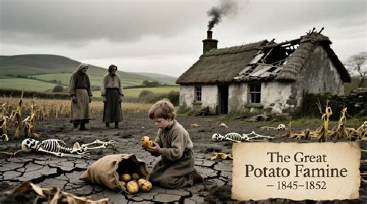 What was the cause of the Great Potato Famine?