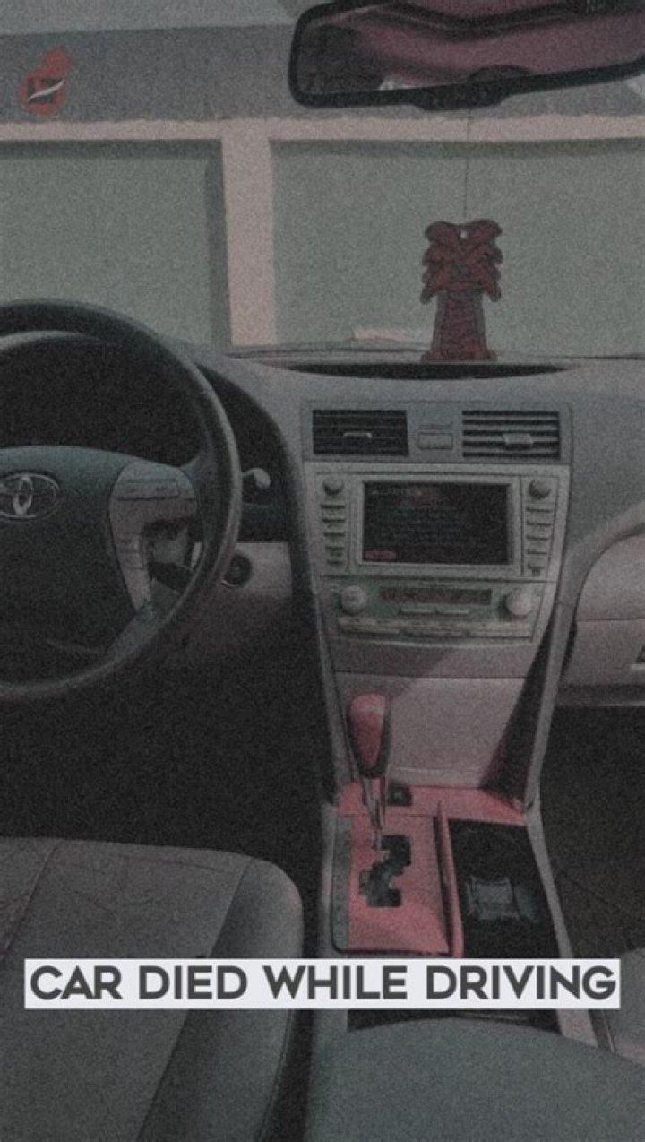 What would cause a car to die while driving and not start?