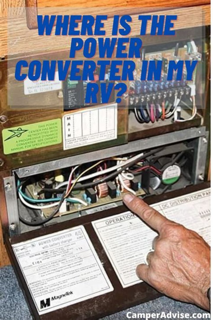 Where is the converter located in my RV?