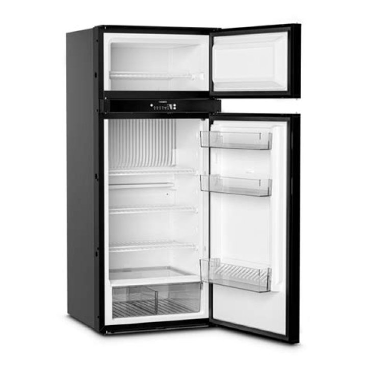 Where is the fuse in a Dometic fridge?