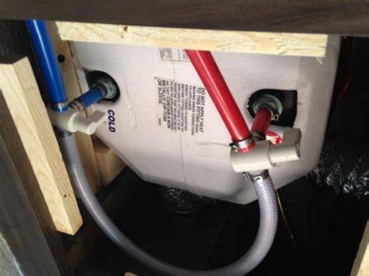 Where is the hot water bypass valve?