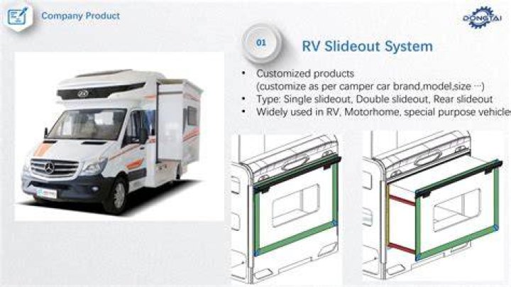 Where is the slide out controller on a motorhome?