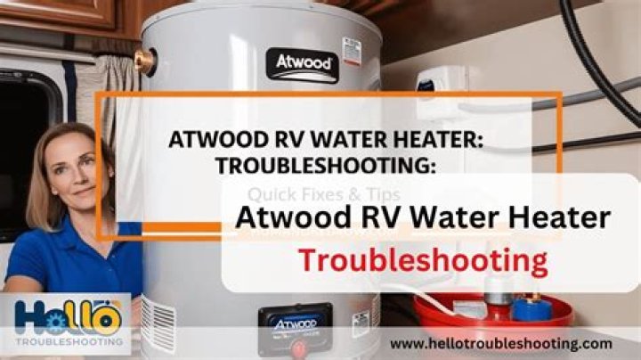Where is the water heater on an Atwood RV?