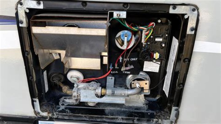 Where is the water heater switch in an Airstream?