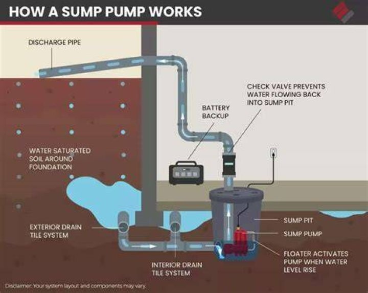 Where is the water pump located on my RV?