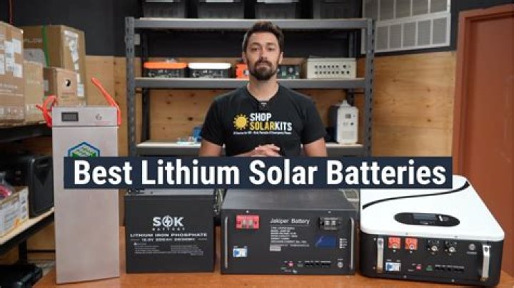Which company battery is best for solar system?
