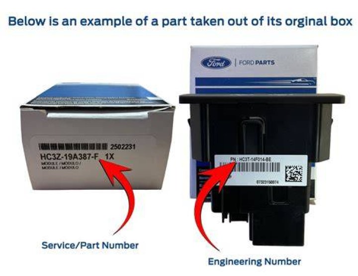 Which is the correct part number for the rm8555 refrigerator?