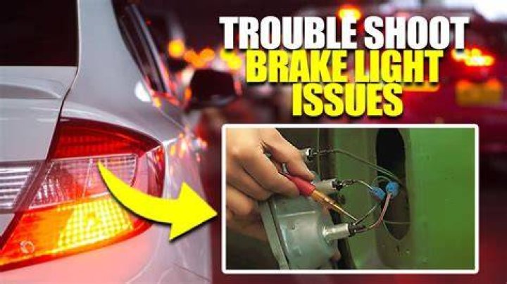 Why are the brake lights not working but the tail lights are?