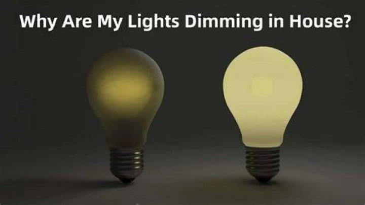 Why do my lights dim when the heat comes on?