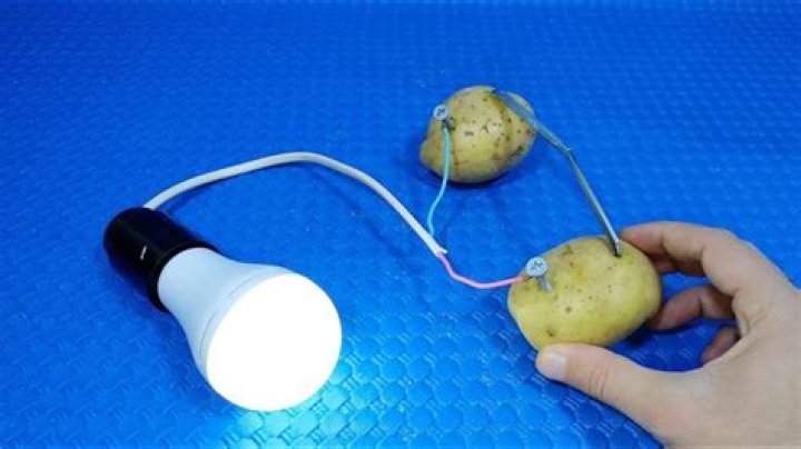 Why do potatoes generate electricity?