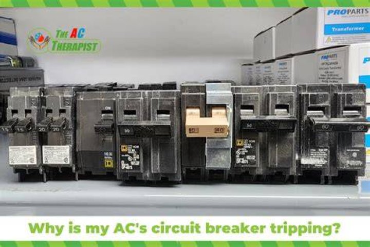 Why is my AC compressor tripping the breaker?