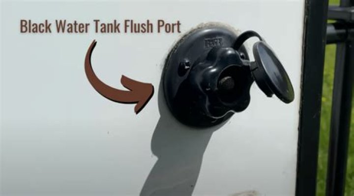 Why is my black water tank not emptying?