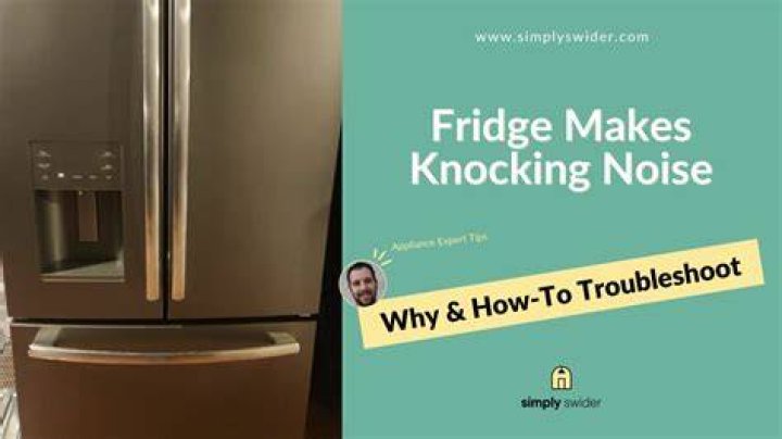 Why is my fridge making a high pitched sound?