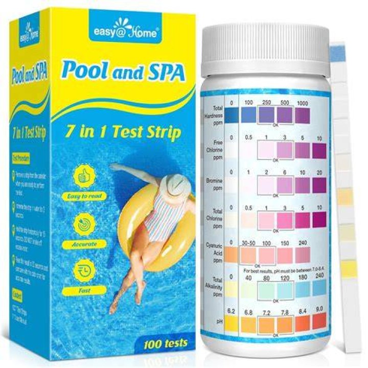 Why is my pool chlorine test red?