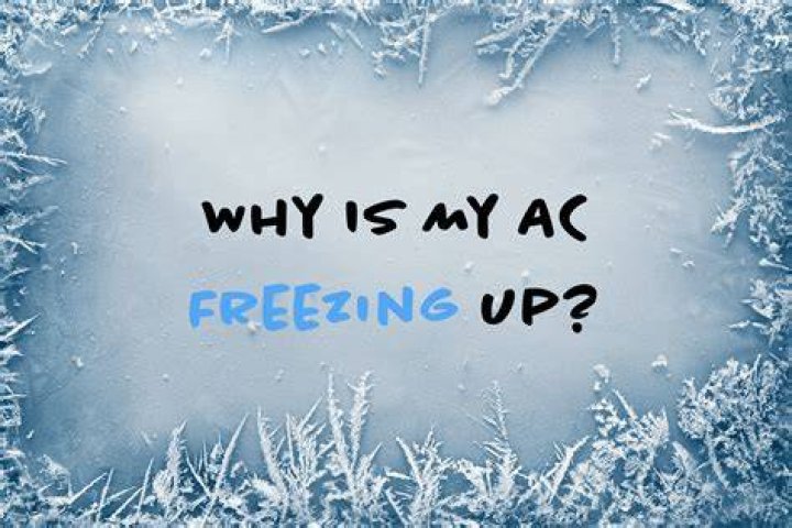 Why is my RV AC freezing up at night?
