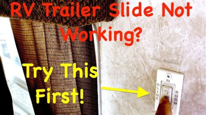 Why is my RV slide not working?