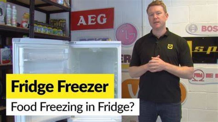 Why is the fridge in my fridge freezer freezing?