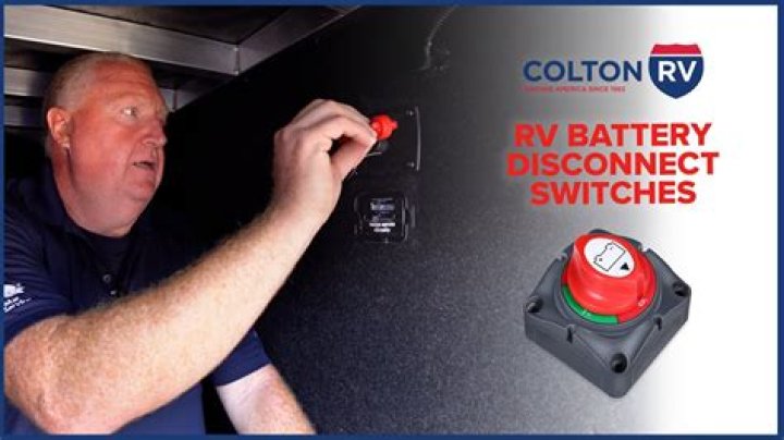 Why is there a battery disconnect switch on RVS?
